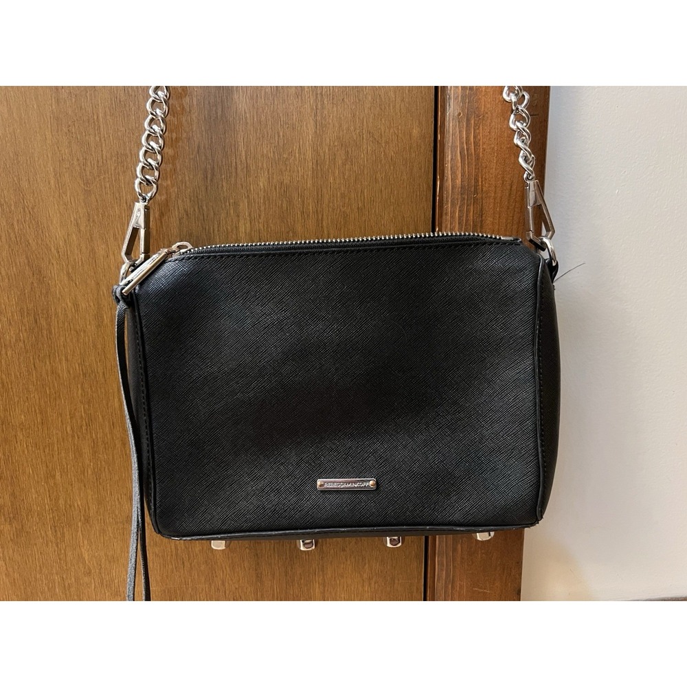 Rebecca Minkoff Avery Saffiano Leather Chain Strap Crossbody Shoulder Purse